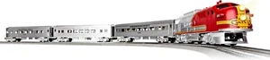 Santa Fe Super Chief O Gauge Train Set: Electric, Remote, Voice & Sound Features - Picture 1 of 12