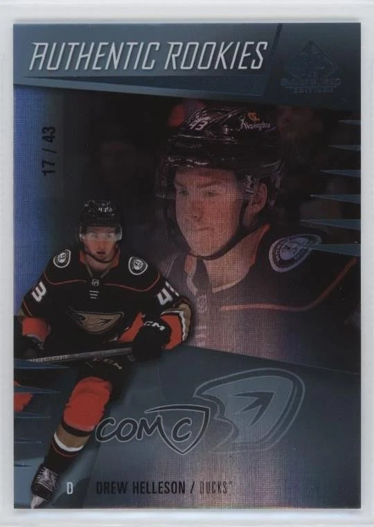 2023 Upper Deck SP Game Used Authentic Rookies /43 Drew Helleson #261 Rookie RC - Image 1 of 2