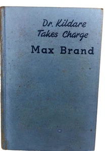 Vintage 40s Dr. Kildare Takes Charge Hardcover Book Max Brand Grosset & Dunlap C - Foto 1 di 11