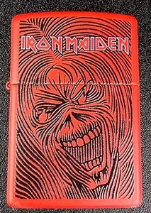 Seltenes rotes Eddie Iron Maiden Zippo Feuerzeug - Bild 1 von 1