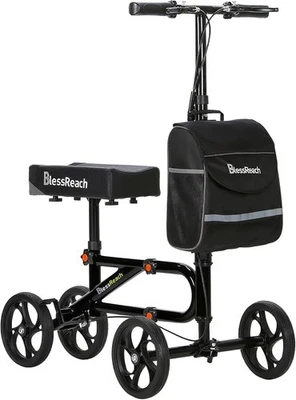 ♿️ Economy Knee Scooter Steerable Knee Walker for Foot Injuries(Black) WB2111 ♿️ - Image 1 of 3