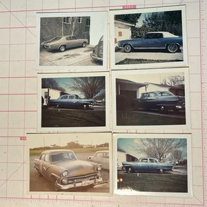 Vintage Polaroid Photo Retro Car Chevrolet Chevy USA Blue Sky Found Art Snapshot - Picture 1 of 13