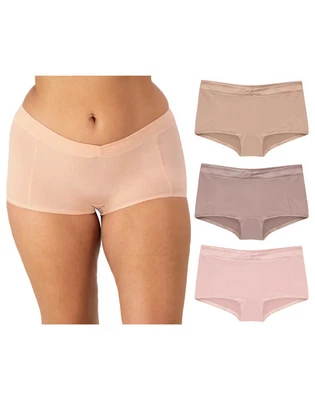 Maidenform Everyday Luxe Stretch Micro Boyshort, 3-Pack - Image 1 of 4