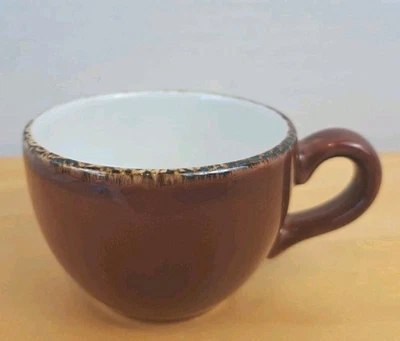 Steelite International England Taza Demitasse Espresso Porcelana Esmaltada Marrón 2oz Foto 1 de 4