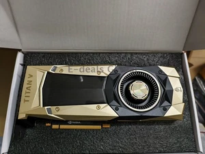 NVIDIA Titan V 12GB HBM2 Professional CUDA Graphics Card GPU 900-1G500-0000-000 - Picture 1 of 7