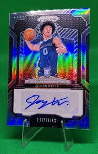 JAYLEN WELLS AUTO RC 2024-25 Panini Prizm Rookie Penmanship Silver #RPE-JAY - Picture 1 of 7