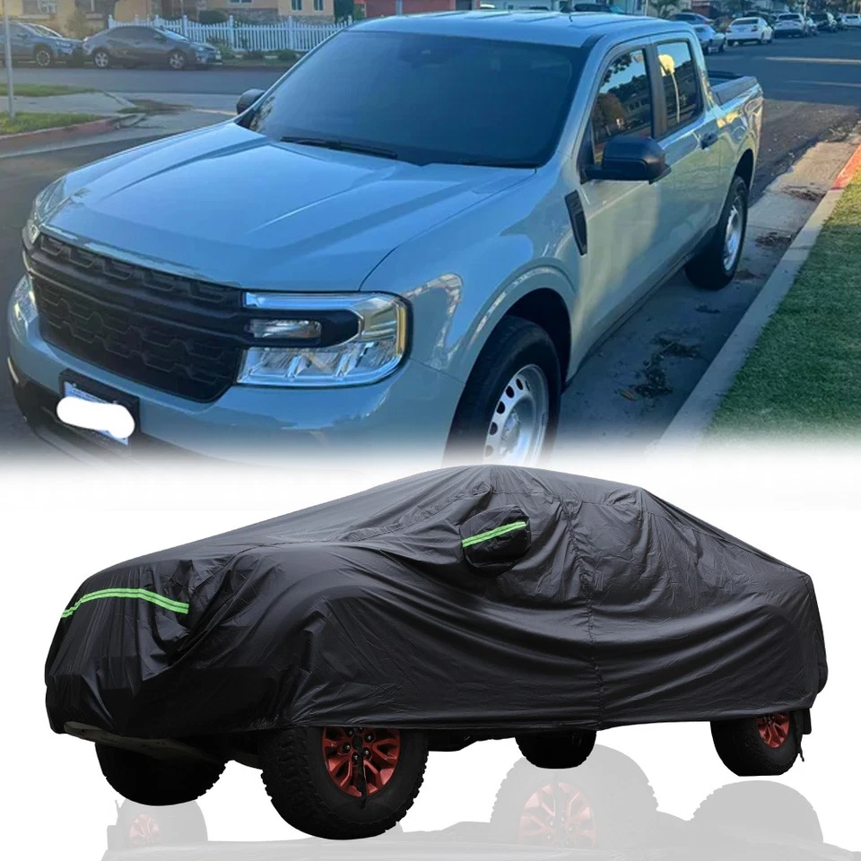 Cubierta de camioneta pickup para Ford Maverick XL doble cabina a prueba de agua exterior UV personalizada Foto 1 de 4