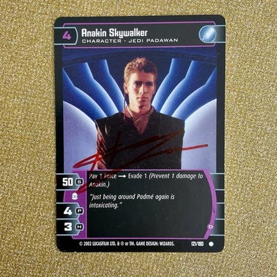 Star Wars TCG Hayden Christensen Autograph Anakin Skywalker Signed IP On-Card - Image 1 of 4