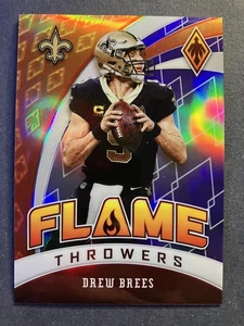 2020 Panini Phoenix #10 Drew Brees Flame Throwers Purple #/149 - Picture 1 of 2