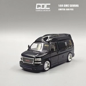 GOC 1/64 Scale GMC SAVANA Cargo Van Diecast Car Model Toy Collection Gift - Picture 1 of 5