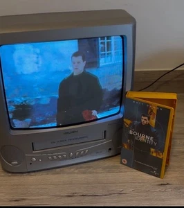 Bush BTV180TSIL/VA 14” CRT TV VHS Combo Video Recorder - Gaming Television - Picture 1 of 5