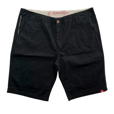 Troy Lee Designs VESTIDO INFORMAL Pantalones Cortos Espiga Negro Cremallera Bolsillo Logo Talla 38 Foto 1 de 4