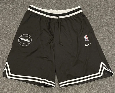 Nike NBA San Antonio Spurs Team Issued Dri-Fit Shorts FB6481-010 Men’s Size XL - Image 1 of 4