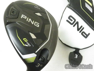 Ping G430 Max Fairway 15° 3 Wood TOUR 2.0 Preto 75 X-Flex +Capa - Imagem 1 de 4
