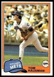 Topps #359 1981 Tom Hausman Mets de Nueva York - Imagen 1 de 2