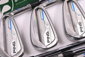 Ping i-Series E1 Irons / 4-PW / Blue Dot / Stiff Flex Ping CFS Distance Shafts - Picture 1 of 7