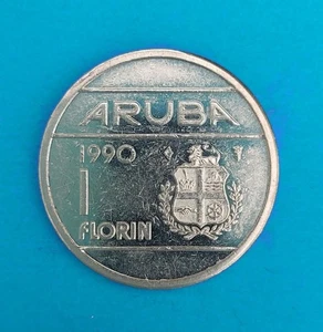 ARUBA 1 FLORÍN 1990 - Imagen 1 de 2