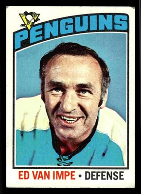 1976-77 Topps Ed Van Impe #157 - Pittsburgh Penguins - Image 1 of 2