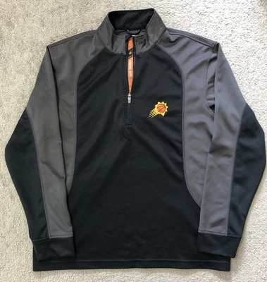Men's Levelwear Black NBA Phoenix Suns Pursue Quarter-Zip Pullover Jacket Size L - Image 1 of 4