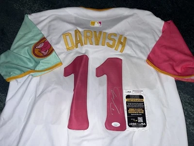 Yu Darvish Signed San Diego Padres Jersey All Star Ace JSA Auth #2 - Image 1 of 4