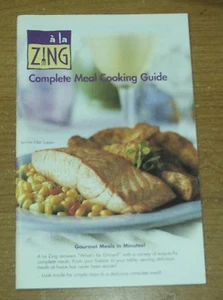 A' LA ZING COMPLETE MEAL COOKING GUIDE ILLUSTRATED ENGLISH PAPERBACK - Foto 1 di 1