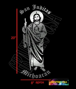 SAN JUDITAS MICHOACAN STICKER DECAL PEGATINA CALCOMANIA DE VINIL 20" - Picture 1 of 8