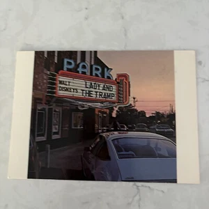 Ok HARRIS Works of Art Disney Lady and the Tramp Davis Cone Park 1980 Postcard - Picture 1 of 5