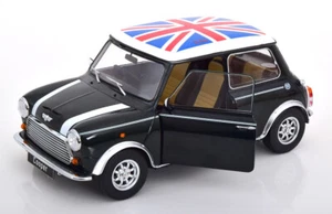 KKDC120056R 1/12 MINI COOPER RHD 1992 CON UNION JACK VERDE BIANCO - Foto 1 di 7