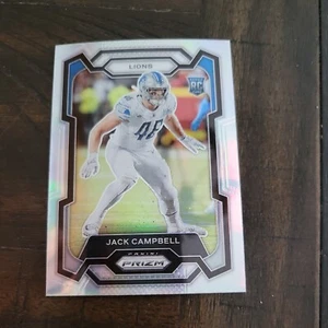 2023 PANINI PRIZM Jack Campbell Rookie RC #330 SILVER Detroit Lions - Picture 1 of 2