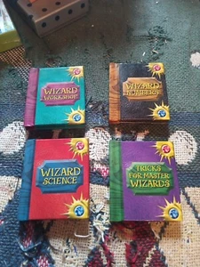 Miniature  2" Wizard Books. Lot Of 4 - Picture 1 of 2