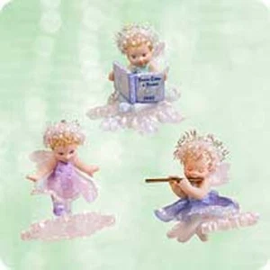 Hallmark Ornament 2002 ~ Frostlight Faerie Sisters ~ QXG2479 ~ NUEVO EN CAJA - Imagen 1 de 1