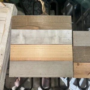 Holz Bastelklötze zum Aufhängen - Bild 1 von 4