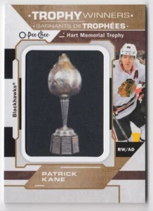 2023-24 O-Pee-Chee Manufactured Trophy Winners Patches Patrick Kane Chicago - Picture 1 of 2