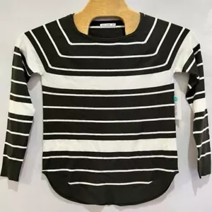 Pink Clover Damen Pullover Valencia geschwungener gerippter Saum oliv S Petite Stich Fix - Bild 1 von 6