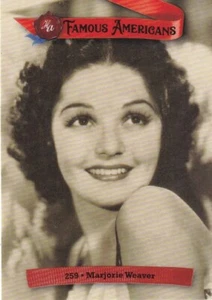 2021 FAMOUS AMERICANS "INSPIRE" PARALLEL - MARJORIE WAEVER #259 SP - Picture 1 of 1