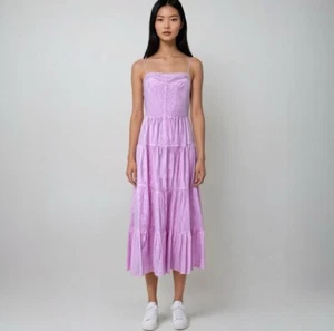Comfy And Ready Sally Spaghetti Strap Dress In Pink Size Large NWT - Picture 1 of 13