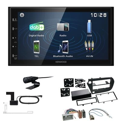 Kenwood DMX129DAB   Autoradio für Honda Insight 2009-2013 schwarz - Bild 1 von 4