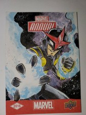 2016 Marvel Annual Sketch Card Nova By Crees Hyung-Sung Lee