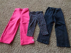 Hosenpaket Mädchen gebraucht, in einwandfreiem Zustand Größe 4/5: schwarz/pink/Herzen Circo/Total Girl Hosen & Leggings - Bild 1 von 12