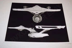 Star Trek The Motion Picture Hochglanz Foto 8x10 zwei Ansichten der Enterprise danach - Bild 1 von 1