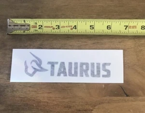 Taurus Firearms Black Die Cut Logo Sticker/ Decal OEM Shot Show Approx 7” - Picture 1 of 1