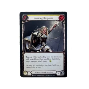 Juego de cartas coleccionables Ironsong Response Yellow Flesh and Blood - Imagen 1 de 1