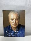 Sir Michael Caine Signed Photo. Thank You For Your Support. 8” X 10”