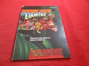 Donkey Kong Country Super Nintendo SNES *CANADIAN* Instruction Manual Booklet #Y - Picture 1 of 2