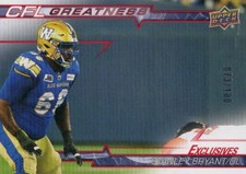 2023 Upper Deck CFL Football  CFL GREATNESS EXCLUSIVES SERIAL NUMBERED  /100