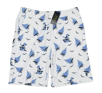 Polo Ralph Lauren Men's White Windsurf Polo Bear Graphic Spa Terry Shorts - Image 1 of 2