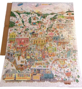 vintage 1983 Springbok puzzle Welcome to Fracture Falls- compl w insert - Picture 1 of 10