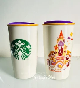 NUEVO 2019 Disney Parks California Adventure Starbucks Castillo taza vaso de cerámica - Imagen 1 de 3