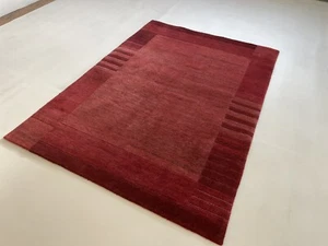 Warehouse Sale Gabbeh Wool Rust Brown Hand Knotted 200x140cm 206447 - Picture 1 of 8