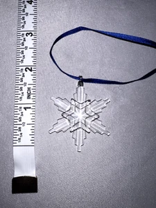 Swarovski Crystal Mini Snowflake Ornament 2006 NO BOX A010 - Picture 1 of 1